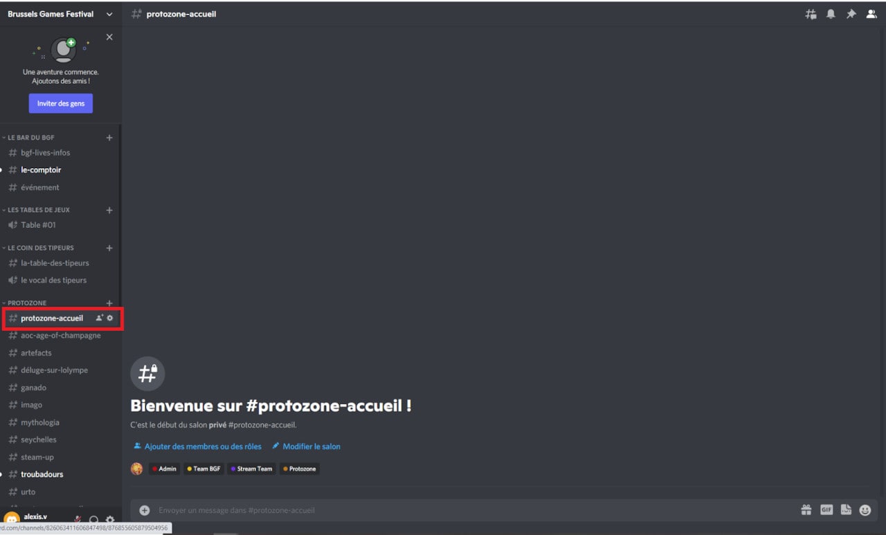 Protozone Discord Screen